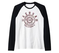 Azusa CA | California | Vintage City Apparels Raglan Baseball Tee
