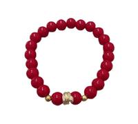 Azusa Sun 2025 New Year of Snake Bracelet Crystal Stone Beaded Snake Charm Bracelets Adjustable Chinese Zodiac Feng Shui Lucky Amulet Stretch Bracelet for Women Men New Year Jewelry Gifts, One Size