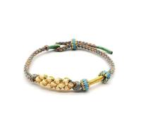 Azusa Sun Peach Blossom Bracelet A Link That Can Never Be Undone Adjustable Braided Knot Bracelet, to My Granddaughter Bracelet from Grandma Jewelry Gift for Women, One Size, Cotton, no gemstone