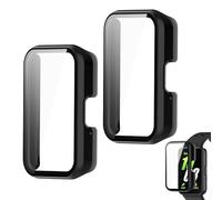 Azushwer 2Pcs Samsung Galaxy Fit 3 Screen Protector, Full Wrap Watch Screen Protector Made of Tempered Glass, Offering Complete Protection Against Daily Wear and Scratches