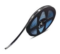 Azushwer 6 m Mildewproof Gap Tape, Decorative Sealing Tape Self Adhesive Sealant Tape Ceramic Strips Bathroom Caulk Tape for Bathtub Bathroom Toilet Kitchen(W:7.5MM) (Black)