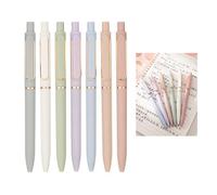 Azushwer Gel Pens for Writing, 7PCs Fine Point Gel Pens 0.5mm Quick Dry Black Ink Fine Point Smooth Writing Pens Cute Pens Morandi Gel Pen/s for Journaling Note Taking, Home School Office Supplies