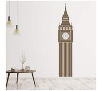 azutura Big Ben UK Landmark Wall Sticker available in 5 Sizes and 25 Colours Rose Pink