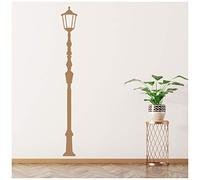azutura Classic Lamp Post Kitchen Wall Sticker available in 5 Sizes and 25 Colours Nut Brown