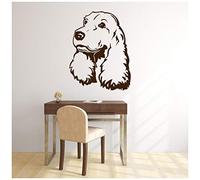 azutura Cocker Spaniel Pets Dogs Wall Sticker available in 5 Sizes and 25 Colours Black