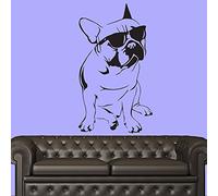 azutura French Bulldog Dog Wall Sticker available in 5 Sizes and 25 Colours Strawberry Red