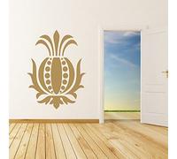 azutura Thistle Floral Embellishment Floral Design Wall Stickers Home Decor Art Decals available in 5 Sizes and 25 Colours X-Small Gold Metallic