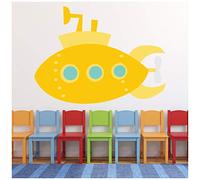 azutura Yellow Submarine Wall Sticker Wall Sticker available in 8 Sizes Digital