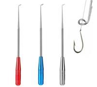 Azwood Fishing Unhook, 2024 Upgraded Fishing Hooks, Quick Remover, Pack of 3, Large Size, Stainless Steel Hook Remover, Fishing, Portable Hoe Remover Fishing for Small and Large Fishing Hooks