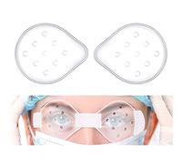 Azwood Plastic Eye Shield, Transparent Vented Eye Patch, Post Surgery Eye Protection - Eye Care Supplies Prevent Hard Objects from Rubbing and Squeezing after Surgery for Adults and Children