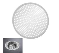 AZWOOD Shower Drain Hair Catcher, 120mm Stainless Steel Stall Drain Protector Silver Mesh Bathtub Drain Cover Shower Drain Hair Trap Plate Bathroom Sink Strainer for Kitchen Floor