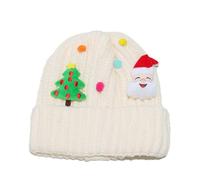 Azxcvbnm Crochet Brimless Hat For Christmas Party Gathering Seasonal Holiday Props Knitting Caps Festival Accessories Classical Holiday