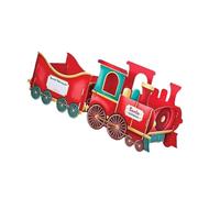 Azxcvbnm Festive Santa Toy Train Holiday Decoration Holds Candy Presents Christmas Morning Surprise Christmas Train Decorations