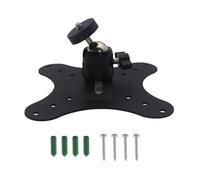 Azxcvbnm Heavy Duty Single Hole Projectors Wall Bracket 360 Degree Rotation Adjustable Metal Mount With Cable Management Single Hole Projectors Holder For Classrooms