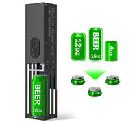 AZXILE Electric Can Crusher, Wall Mounted,Aluminum Can Crusher for Recycling 8oz&12oz&17oz, Heavy Duty Can Trash Compactor for Aluminum Seltzer, Cola, Beer Cans and Bottles