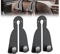 AZYQ Car Seat Headrest Hooks for Audi A4 1994-2022 2023 2024 2025 B5 B6 B7 B8 B9,Hidden Seat Back Hanger,Interior Storage Organizer for Handbags and Grocery Bags,Heavy Duty Backseat Hooks,2Piece Set