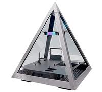 AZZA Pyramid L PCIE 4.0 - All Sides Tempered Glass ATX Mid Tower Gaming Computer Case - Front I/O USB Type-C Port - 1x 120 mm AZZA Hurricane III ARGB Fan Included.