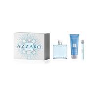 Azzaro Chrome Gift Set Edt 100 Ml, Miniature Edt 10 Ml And Hair And Body Shampoo 75 Ml