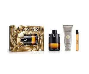 Azzaro The Most Wanted 100ml Parfum 3 Item Gift Set