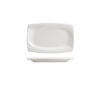 AZZAZETES Ceramic Plates Ceramic Simple Rectangular Sushi Dish Fish Plate Home Creative Commercial Steak Snack Flat Western Tableware Kitchen Dinner Plates