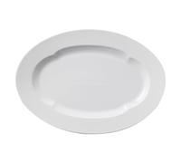 AZZAZETES Ceramic Plates Japanese Style Household Steamed Fish Plate Tray Simple White Ceramic Tableware Dinner Kitchen Dinner Plates