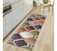 AZZRRO 1Pcs Spices Kitchen Mat 250x60cm Living Room Bedroom Rug Floor Mats Anti-slip Long Strip Carpet Washable Tapis Home Decoration