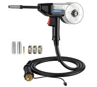 AZZUNO Aluminum MIG Spool Gun, LBT-150 Euro Connector 2-Pin 10-ft Spool Gun Torch for MIG Welder AZZUNO MIG-200PRO/MIG-250F/MIG-200L/MF-200L