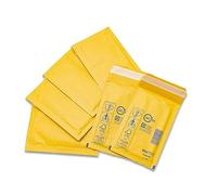 B / 00 Padded Bubble Wrap Lined Envelops Bags Mailing Shipping Postage Postal Postage Packaging Gold Self Seal Bags Mailers (120x215mm) (10 Envelopes, Gold)