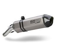 Mivv Speed Edge Bmw R 1200 Gs/adventure 2008-09 B.004.lgs Homologated Slip On Muffler Silver Homologated unisex