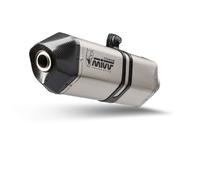 Mivv Speed Edge Bmw R 1250 Gs/adventure 19-23 Homologated Slip On Muffler Silver Homologated