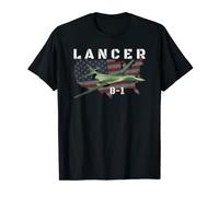 B-1 Lancer Heavy Bomber Airplane Military Aviation Pilot T-Shirt