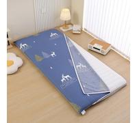 B,100 * 190cm,100% Cotton Floor Futon Mattress Cover Japanese Futon Mattress Cover with Zipper Shikibuton Bedsheet Covers Soft Skin-Friendly Dust Dustproof for Dormitory