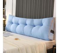 B,120cm*50 * 15cm, Backrest Cushion Bed Reading Pillow Double Bedside Pillow Large Tatami Bolster Cushion Triangular Wedge Headboard Cushion for Bedroom Couch Rest Reading Pillow
