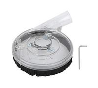 B - 150G Transparent Grinding Cover for Angle Grinder, Dust Collector Hood with 99% Dust Capture, Polycarbonate Polishing Protector for 150mm Sticky Disk and 150/180