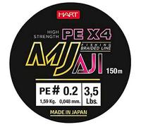Hart Mj Aji 150 M Braided Line Purple 0.085 mm