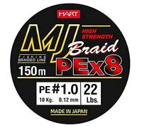 Hart Mj 150 M Braided Line Green 0.180 mm