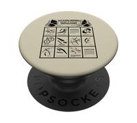 B-17 Flying Fortress Pilot Restrictions WW2 Aircraft Diagram PopSockets Adhesive PopGrip