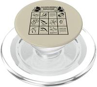 B-17 Flying Fortress Pilot Restrictions WW2 Aircraft Diagram PopSockets PopGrip for MagSafe