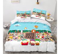 (B, 180*210cm) South Park Collection, digital print, home textile duvet cover duvet cover pillowcase three piece set