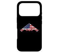 B-2 Bomber Stealth Aircraft Schematic American Flag B2 Case for iPhone 17 Pro