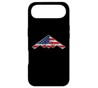 B-2 Bomber Stealth Aircraft Schematic American Flag B2 Case for iPhone Air