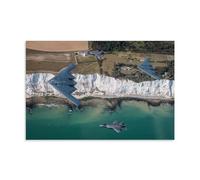 B-2 Spirit Bomber Stealth Heavy Strategic Bomber Picture Print Wall Art Picture Print Wall Art Canvas Decor Homes Decorative 16x24inch(40x60cm)