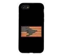 B-2 Spirit Stealth Bomber American Vintage Flag Case for iPhone SE (2020) / 7/8