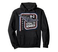 B-2 Stealth Bomber US Air Aircraft Airplane Force Pullover Hoodie
