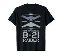 B-21 Raider Stealth Bomber - Advanced Aircraft Manufacturing T-Shirt