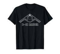 B-21 Raider Stealth Bomber Aircraft Frame / USA Airplane B21 T-Shirt