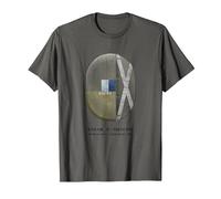 B-24 Liberator WWII Cocos Islands T-Shirt, Men, Asphalt Grey, 6X-Large