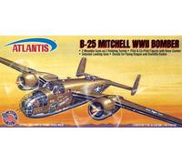 B-25 Mitchell Bomber The Flying Dragon with Swivel Stand 1:64 Scale Model Kit [N
