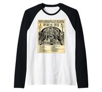 B-25 Mitchell Cockpit Layout WW2 Bomber Pilot's Diagram Info Raglan Baseball Tee