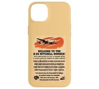 B-25 Mitchell WW2 Medium Bomber Facts Welcome Information Case for iPhone 14 Plus